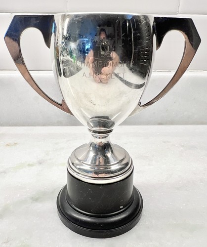 Vintage trophy engraved - 6”,