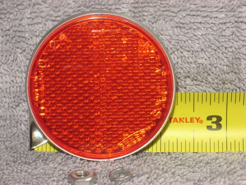 Schwinn red bike reflector - schwinn,
