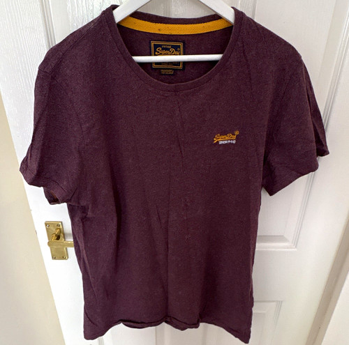 Superdry orange label purple - label,