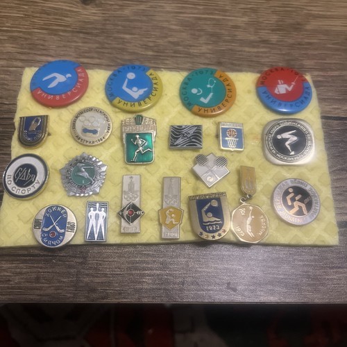 Vintage sport badges - vintage,