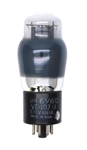 Sylvania jan 6v6g vt107b valve - sylvania,