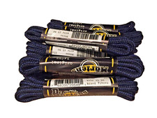 1 pair DR MARTENS blue black stripe 5 mm cord LACES 90 cm SHOE boot  Made UK