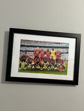 The Manchester United Team Before Winning The 2024 FA Cup A4 Framed Picture