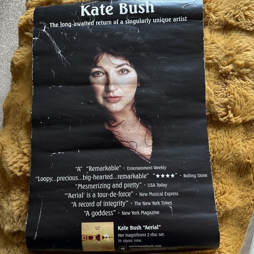 Kate bush poster damaged low - poster,