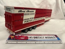 (CT) Corgi Modern Truck Heavy Haulage Bert Christie Livestock Trailer 1/50