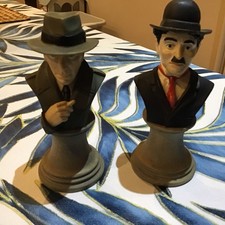 The Leonardo collection- Charlie chaplin & Humphrey Bogart - figures 