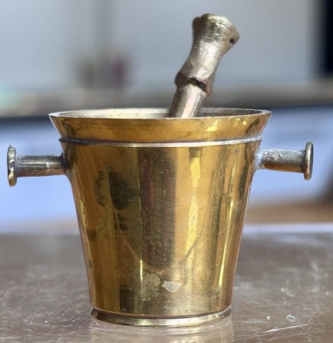 Antique miniature mortar - antique,