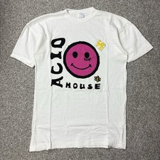 Vintage 80’s Acid House Smiley Face T-shirt Rave Fantazia Dreamscape