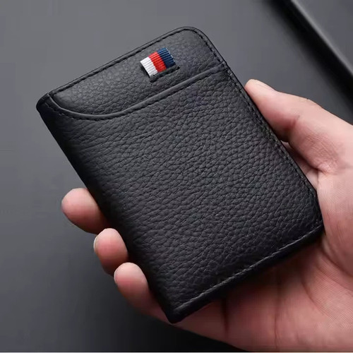 Mens leather rfid blocking - leather,