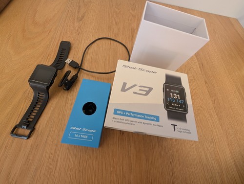 Shot scope gps golf watch - v3,
