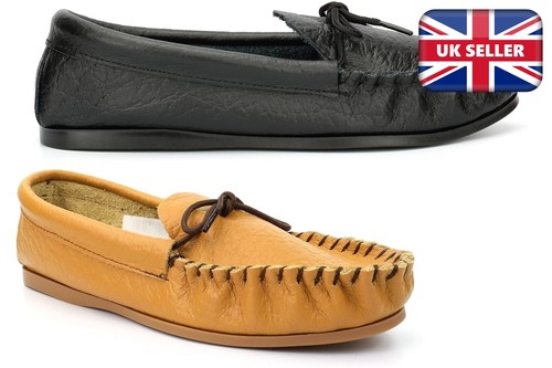 Mens leather moccasins - moccasins,