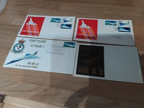 Concorde first day covers - first,