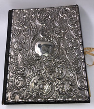 Substantial Silver Desk Folder