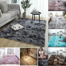 TWO TONE Fluffy Rugs Non Slip