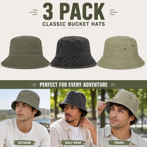 Pack mens stone - 1,3, wash