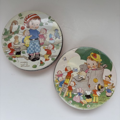 Vtg pair huntley palmer iced - vtg, &