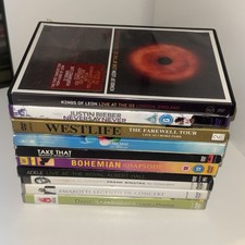 Concert live music DVDs Music Dvd Bundle Job Lot Collection