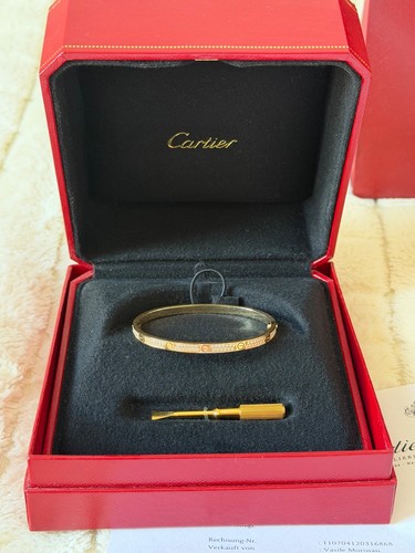 Cartier love paved - paved, bracelet
