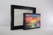 Black Wooden Tray Frames. 22mm