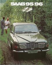 Saab 96 & 95 V4 1971-72 Original UK 16pp Sales Brochure Pub. No. 5P71006
