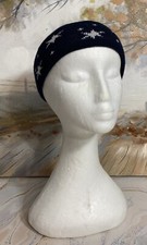 Retro Ski Headband Vintage Ear Warmers Colourful 80s 90s Star Print