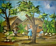 ORIGINAL HANDMADE HAITIAN ART