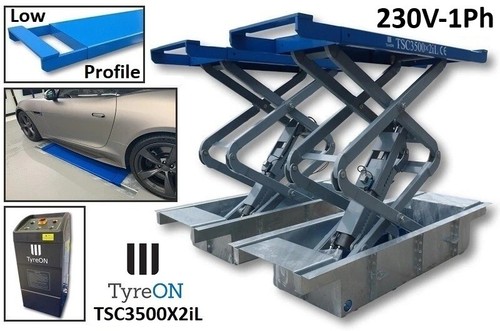 Underfloor lift scissor lift