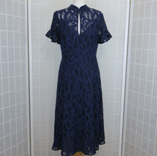 Phase Eight Lulu Dress 16 Navy