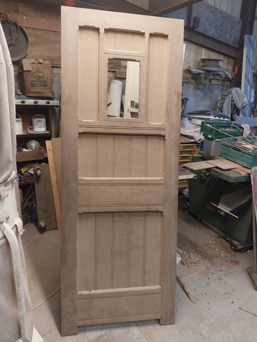Oak external cottage door - oak,