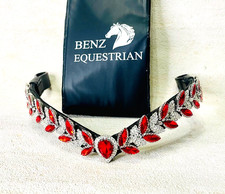 Deep Red/Silver Clear Bling