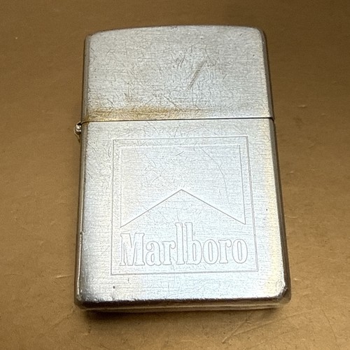 Marlboro zippo chromed brass - chromed,