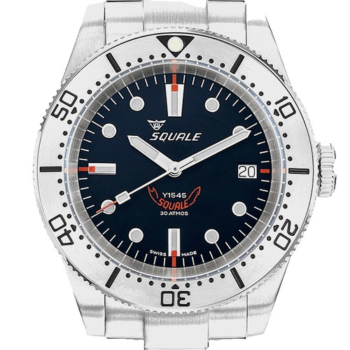 Squale 1545 black - squale, dial