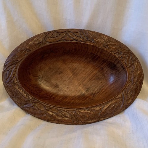 Hand carved oval inch - hand, 6