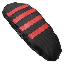 Talaria Sting Seat Cover Gripper Red + Black Carbon Fibre Grip MX3 MX4 MX5
