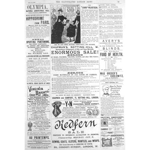 Victorian adverts seam - victorian, adverts;