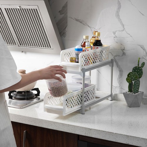 Tier plastic sliding basket - tier,