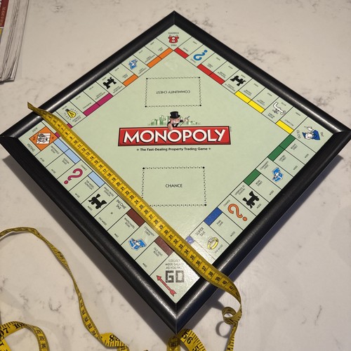 Monopoly lap tray wooden bean - monopoly,