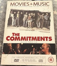 THE COMMITMENTS DVD 2 DISC MOVIE AND MUSIC SOUNDTRACK CD ALAN PARKER OOP RARE