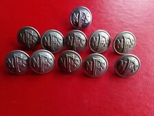VTG METAL  UNIFORM 11 BUTTONS