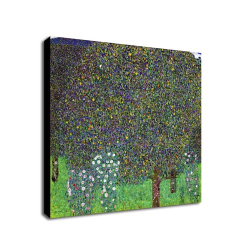 Rosebushes under the trees - the, by