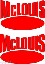 2 x MCLOUIS MOTORHOME/CARAVAN STICKERS CHOICE OF COLOURS OTHER SIZES #002