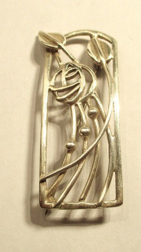 Sterling silver art nouveau - sterling,