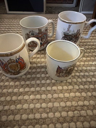 Royal memorabilia vintage mugs - vintage,