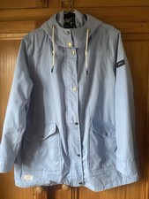 Joules Blue Rain Jacket Size 16