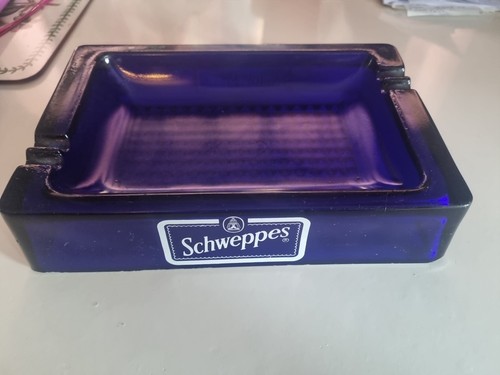 Vintage schweppes cobalt blue - vintage,
