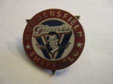 RARE OLD HUDDERSFIELD RUGBY LEAGUE FOOTBALL CLUB (10) ENAMEL PRESS PIN BADGE