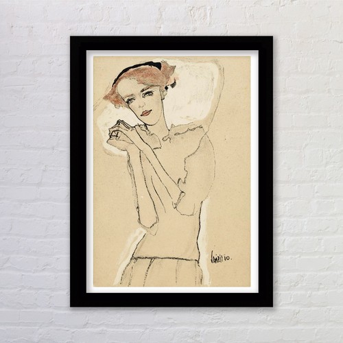 Framed egon schiele art - schiele, poster