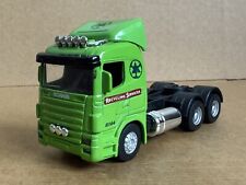 Maisto Scania R164 3 Axle Recycling Truck Cab, Die Cast, Green, Rare, Good Cond.