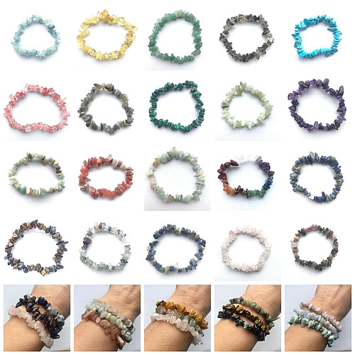 Crystal gemstone stretch - gemstone,