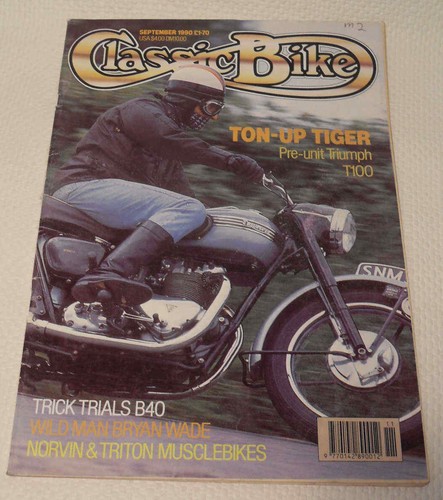 Classic bike triumph - bike, 9/90